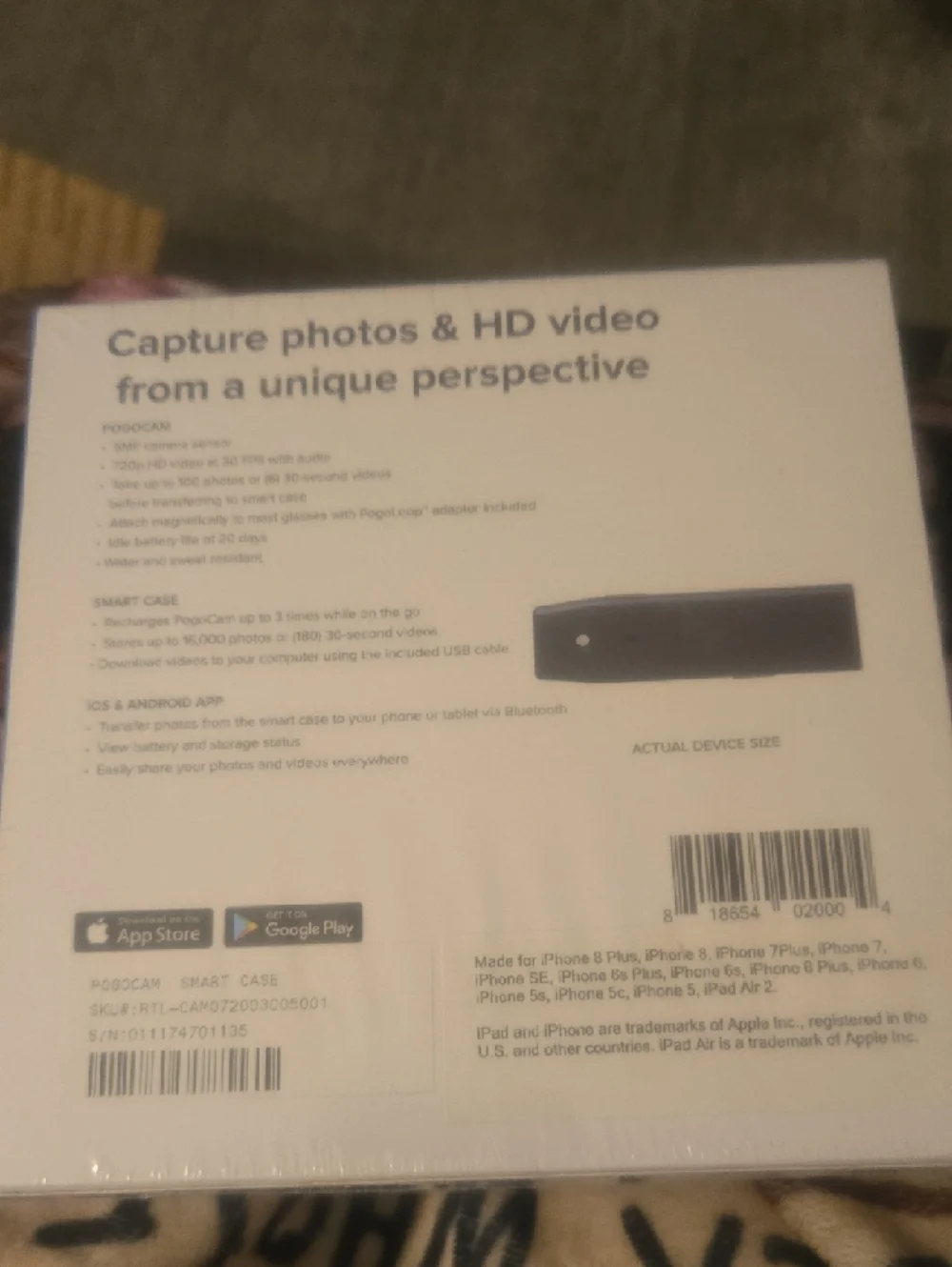 Wearable Magnetic Camera - Black